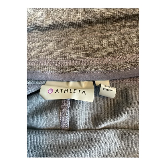 Athleta Techie Terry Heather Gray Skirt - Picture 3 of 3